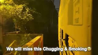 WDM-3A ALCo Full Chugging Honking old Diesel Engine Indian Railways #wdm3a
