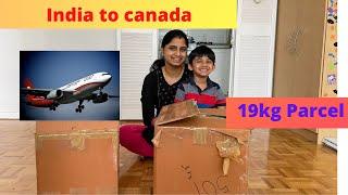 அம்மா வீட்டிலிருந்து வந்த Parcel | என்ன இருக்குனு பாக்கலாம் வாங்க | Parcel from India to Canada