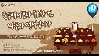 '홍동백서'보다 중요한 건, 마음과 정성입니다/ 연합뉴스 (Yonhapnews)