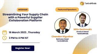 Webinar: Streamlining Your Supply Chain with a Powerful Supplier Collaboration Portal