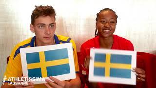 Switzerland vs Sweden | Sarah Atcho and Mondo Duplantis