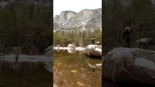 Winter at Mirror Lake, Yosemite National Park