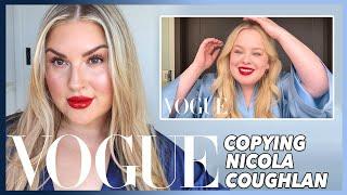 FOLLOWING Nicola Coughlan Face Sculpting & Glossy Red Lip  Vogue Recreation