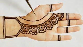 Easy Bharva Indian Full Hand Mehndi Design Trick 2024-Simple Dulhan Mehandi Design-Mehndi ka design1