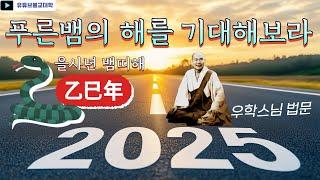 [불교] 우학스님 생활법문 (2025년 을사년乙巳年의 기대)