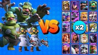 2 DUENDESTEINS vs TODAS LAS CARTAS X2 | Clash Royale