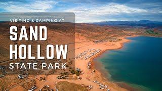 Camping at Sand Hollow State Park, Utah in 2024