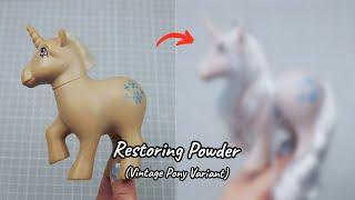 Restoring a Vintage Powder Pony Variant for my Big Sister (MLP G1 Top Toys Argentina)