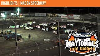 DIRTcar Summer Nationals Late Models | Macon Speedway | June 27, 2024 | HIGHLIGHTS