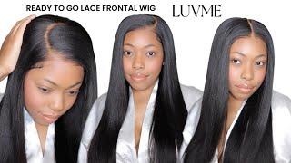 NEW NATURE MAX YAKI STRAIGHT 13X5 HD BEGINNER LACE FRONTAL READY TO GO WIG | LUVME HAIR