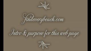 findeverybeach com  - Intro & why