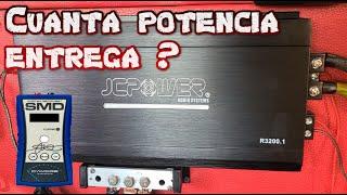 Prueba de potencia real amplificador JC Power R3200.1 