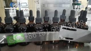 Automatic Dropper bottle filling capping machine, CBD oil tincture filling #tincturefillingmachine