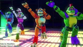 【MMD FNAF】September - Earth, Wind & Fire (Chica, Roxy, Freddy, Monty)【60fps】