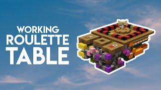 Working Roulette Table  | Minecraft Java 1.21+ Redstone Tutorial