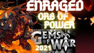 ORB OF POWER from the VAULT! | Gems of War 2021 | Crafting Enraged Kurandara w/ super rare orb drop!