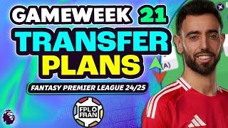 FPL GW21 MY TRANSFER PLANS! | Fantasy Premier League 2024/25