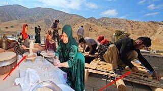 Busy hands: from baking bread to building a house in the nomadic life of Zahra