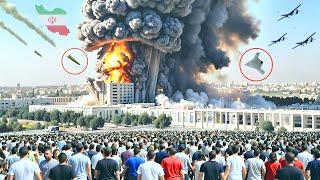 1 minute ago! Israeli Prime Minister's Building Destroyed by Iranian Missiles and Drones