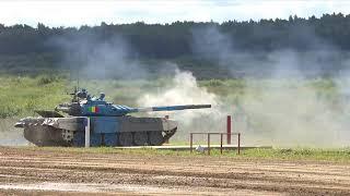 Tank biathlon. Individual race: Crew 1 / Division 2. Myanmar, Laos, Kyrgyzstan, Mali