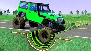 Cars Vs Inverted Speed Bumps  ▶️  BeamNG.drive - BNG fortnite