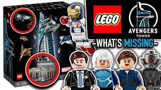 LEGO Marvel Avengers Tower - What & Who's MISSING...