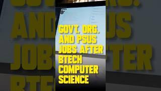 Govt. Jobs After Btech CSE #careerwithriwas #btech #cse #govtjobs #careercoach #shorts