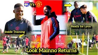 MAINNO,DORGU, MOUNT,YORO INSIDE CARRINGTON TRAINING AHEAD OF LYON#MANUNITEDNEWSTODAY