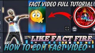 How to edit like free fire fact videos Like @FactFire99 Full tutorial free fire fact video editing