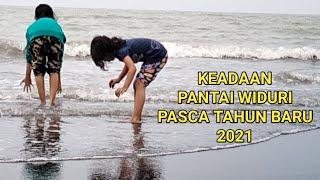 Pantai Widuri Siang Ini Pasca Tahun Baru