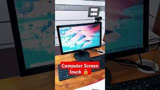 Computer me shortcut se computer screen louck kaise kare ? #shorts #shortcutkeys #shortsvideo
