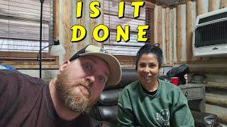 IS IT OVER? |tiny house, homesteading off-grid, cabin build, DIY HOW TO sawmill tractor tiny cabin