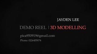 3D Modelling demo reel - Jayden Lee 2021