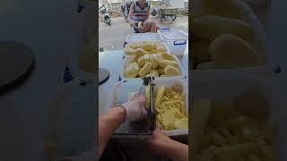 Chop the potatoes!