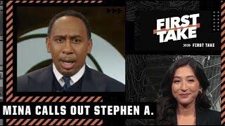 Mina Kimes CALLS OUT Stephen A. after the Cardinals’ loss to the Rams | First Take