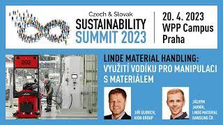 Sustainability Summit  2023 - prezentace Linde Material Handling Česká republika s.r.o.