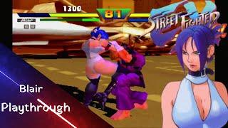 Street Fighter EX plus A - Blair Playthrough (PS1) - no commentary