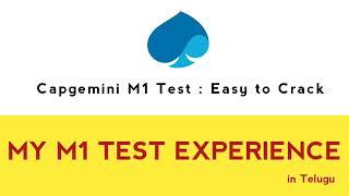 Capgemini M1 Test Experience | Very Easy to Crack 