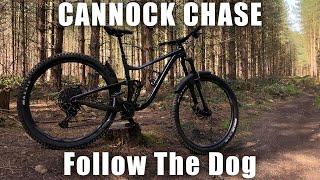 Cannock Chase  - Follow The Dog with all black routes