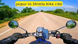 Bike ride from Jaipur to Shimla | My longest ride | Honda CB 350 RS