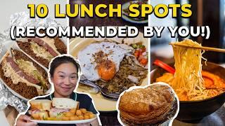 10 Sydney CBD Lunch Spots (Viewer Recommended!) | Sydney Food Vlog