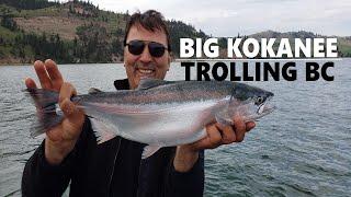 How to Catch Big Kokanee Fishing Kalamalka Lake