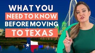 Things to know before moving to Texas