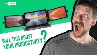 TrioMax Screen - Did I triple my productivity time? | Tech I Want Reviews
