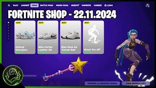 *NOVÝ* FORTNITE SHOP! I 22.11.2024 I FREE EMOTE, NIKE BOTY!