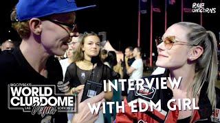 Interview with Party Girl from Germany. WORLD CLUB DOME 2022 Rave Unicorns