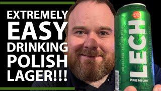 LECH PREMIUM |5%| Polish Lager Beer Review!!