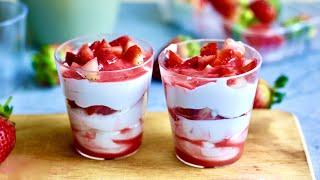 How to Make the Delicious Strawberries and Cream Recipe | Strawberries with cream