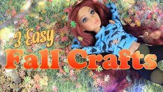 DIY - How to Make: 3 EASY Fall Crafts | Autumn Leaves | Wreath | Autumn Tree