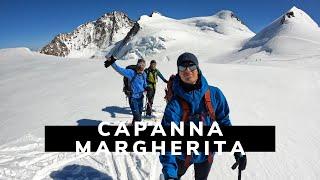 CAPANNA MARGHERITA 4554 mt. | Monte Rosa | SCI ALPINISMO